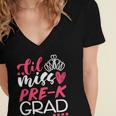 Cute Pre K Graduation Shirts Girls Tee Women's Jersey Short Sleeve Deep V-Neck Tshirt