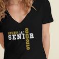 Dance Senior Night Dance Senior 2025 Graduation 14 Women's Jersey Short Sleeve Deep V-Neck Tshirt
