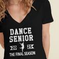 Dance Team Senior 2025 Dance Senior Night Graduation Party Women's Jersey Short Sleeve Deep V-Neck Tshirt