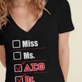 Delta Sigma Theta Sorority Delta Doctor Graduation Women's Jersey Short Sleeve Deep V-Neck Tshirt