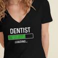 Dentist Loading Shirt Graduation Student Women's Jersey Short Sleeve Deep V-Neck Tshirt