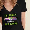 Disney And Pixar’s Toy Story Buzz Graduation Class Of 2025 Women's Jersey Short Sleeve Deep V-Neck Tshirt