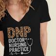 DNP Doctor Of Nursing Practice Medical School Graduation Women's Jersey Short Sleeve Deep V-Neck Tshirt