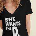 Doctor Of Osteopathic Medicine Graduation Women's Jersey Short Sleeve Deep V-Neck Tshirt