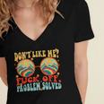 Don't Like Me Antisocial Introvert & Anti Social Women's Jersey Short Sleeve Deep V-Neck Tshirt Don't Like Me Antisocial Introvert & Anti Social Women's Jersey Short Sleeve Deep V-Neck Tshirt