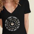 I Don't Want To Be In The Loop Introvert Coffee Lover Women's Jersey Short Sleeve Deep V-Neck Tshirt I Don't Want To Be In The Loop Introvert Coffee Lover Women's Jersey Short Sleeve Deep V-Neck Tshirt