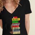EdD Doctor Of Education Book Degree Doctorate Graduation Women's Jersey Short Sleeve Deep V-Neck Tshirt