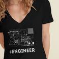 ENGINEER MATH COLLEGE GIFT IDEA GRADUATION T-SHIRT GRAPHIC Women's Jersey Short Sleeve Deep V-Neck Tshirt