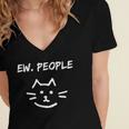 Ew People Cat Introvert SarcasticEw People Tee Women's Jersey Short Sleeve Deep V-Neck Tshirt Ew People Cat Introvert SarcasticEw People Tee Women's Jersey Short Sleeve Deep V-Neck Tshirt