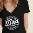 Forget The Grad Dad Survived Class Of 2026 Senior Graduation Women's Jersey Short Sleeve Deep V-Neck Tshirt