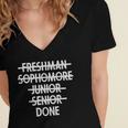 Freshman To Senior Class Of 2018 Senior GraduationShirt Women's Jersey Short Sleeve Deep V-Neck Tshirt