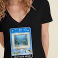 Frutiger Aero Aesthetic Tech Computer Aquarium Tarot Card Women's Jersey Short Sleeve Deep V-Neck Tshirt Frutiger Aero Aesthetic Tech Computer Aquarium Tarot Card Women's Jersey Short Sleeve Deep V-Neck Tshirt