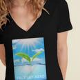 Frutiger Aero Aesthetics Women's Jersey Short Sleeve Deep V-Neck Tshirt