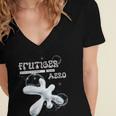 Frutiger Aero Y2K Fashion Trends Statement Piece Tech Orb Women's Jersey Short Sleeve Deep V-Neck Tshirt