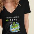 Frutiger Aero Y2K Fashion Trends Statement Piece Tech Orbite Women's Jersey Short Sleeve Deep V-Neck Tshirt Frutiger Aero Y2K Fashion Trends Statement Piece Tech Orbite Women's Jersey Short Sleeve Deep V-Neck Tshirt