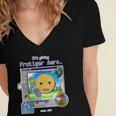 Frutiger Aero Y2K Meme Graphic 2000s Nostalgia Women's Jersey Short Sleeve Deep V-Neck Tshirt