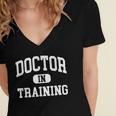 Future Doctor In Training Medical Med School MD Graduation Women's Jersey Short Sleeve Deep V-Neck Tshirt