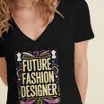 Future Fashion Er Graduation School Toddler Women Men Women's Jersey Short Sleeve Deep V-Neck Tshirt