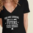 Future Forensic Pathologist Graduation Women's Jersey Short Sleeve Deep V-Neck Tshirt