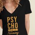 Future Psychologist In Training Psychology Graduation Women's Jersey Short Sleeve Deep V-Neck Tshirt
