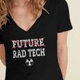 FUTURE RAD TECH GRADUATION GIFT T-SHIRT Radiology Graduate Women's Jersey Short Sleeve Deep V-Neck Tshirt