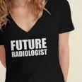 Future Radiologist Graduate Graduation College Women's Jersey Short Sleeve Deep V-Neck Tshirt