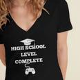 Gamer High School Graduation Shirt Grad Video Tee Women's Jersey Short Sleeve Deep V-Neck Tshirt