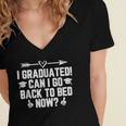 CAN I GO BACK TO BED Shirt Graduation For Him Her Women's Jersey Short Sleeve Deep V-Neck Tshirt