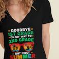 Goodbye 1st Grade First Summer Graduation Last Day Boys Women's Jersey Short Sleeve Deep V-Neck Tshirt