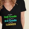 Goodbye 2nd Grade On My Way To 3th Grade 2022 Graduation Women's Jersey Short Sleeve Deep V-Neck Tshirt