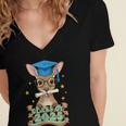 Graduate Kangaroo Class Of 2025 Kids Graduation Women's Jersey Short Sleeve Deep V-Neck Tshirt