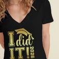 I Did It Graduation 2026 Graduate Class Of 2026 Senior 26 Women's Jersey Short Sleeve Deep V-Neck Tshirt