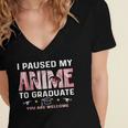 Graduation 5th 6th 8th Grade Class 2023 Anime Graduate Girls Women's Jersey Short Sleeve Deep V-Neck Tshirt