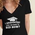 Graduation Motivation Joke University High School Student Women's Jersey Short Sleeve Deep V-Neck Tshirt