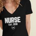 Graduation For Nurse Practitioners 2018 Nursing School Women's Jersey Short Sleeve Deep V-Neck Tshirt