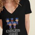 Graduation Shirt Kindergarten Graduate Tshirt Women's Jersey Short Sleeve Deep V-Neck Tshirt