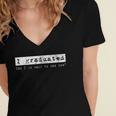GraduationShirt I Graduated Can I Go Back To Bed Women's Jersey Short Sleeve Deep V-Neck Tshirt