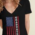 Graduation T-Shirt High School & College Graduate Shirt 2018 Women's Jersey Short Sleeve Deep V-Neck Tshirt