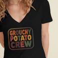 Grouchy Potato Crew Introvert Sarcasm Women's Jersey Short Sleeve Deep V-Neck Tshirt Grouchy Potato Crew Introvert Sarcasm Women's Jersey Short Sleeve Deep V-Neck Tshirt