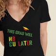 HBCU Graduation Shirt HBCU Grad Shirt Women's Jersey Short Sleeve Deep V-Neck Tshirt