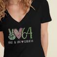 High School Class Of 1964 Shirt Graduation Class Reunion Women's Jersey Short Sleeve Deep V-Neck Tshirt