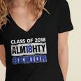 High School Graduation 2018 T-Shirt For Senior Alm18hty Women's Jersey Short Sleeve Deep V-Neck Tshirt