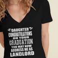High School Graduation Mom DadShirt College Grad Women's Jersey Short Sleeve Deep V-Neck Tshirt