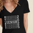 Hockey Senior Night Hockey Senior 2025 Graduation 38 Women's Jersey Short Sleeve Deep V-Neck Tshirt