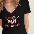 Hockey Senior Papi Graduation Class Of 2026 Kids Women's Jersey Short Sleeve Deep V-Neck Tshirt