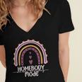 Homebody Introvert Homebody Mode Everyday Women's Jersey Short Sleeve Deep V-Neck Tshirt Homebody Introvert Homebody Mode Everyday Women's Jersey Short Sleeve Deep V-Neck Tshirt