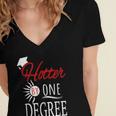 Hotter By One DEGREE Graduation Shirt For Her Him 2018 Women's Jersey Short Sleeve Deep V-Neck Tshirt