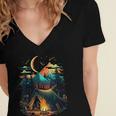 Id Rather Be Camping Great Outdoors Love Glamping Introvert Women's Jersey Short Sleeve Deep V-Neck Tshirt Id Rather Be Camping Great Outdoors Love Glamping Introvert Women's Jersey Short Sleeve Deep V-Neck Tshirt