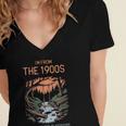 I'm From The 1900s This Was Our Playground Retro Women's Jersey Short Sleeve Deep V-Neck Tshirt