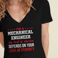 I'm A Mechanical Engineer Graduation Mechanical Engineers Women's Jersey Short Sleeve Deep V-Neck Tshirt